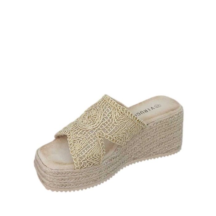 Sandalias Minerva Doradas - Imagen 2