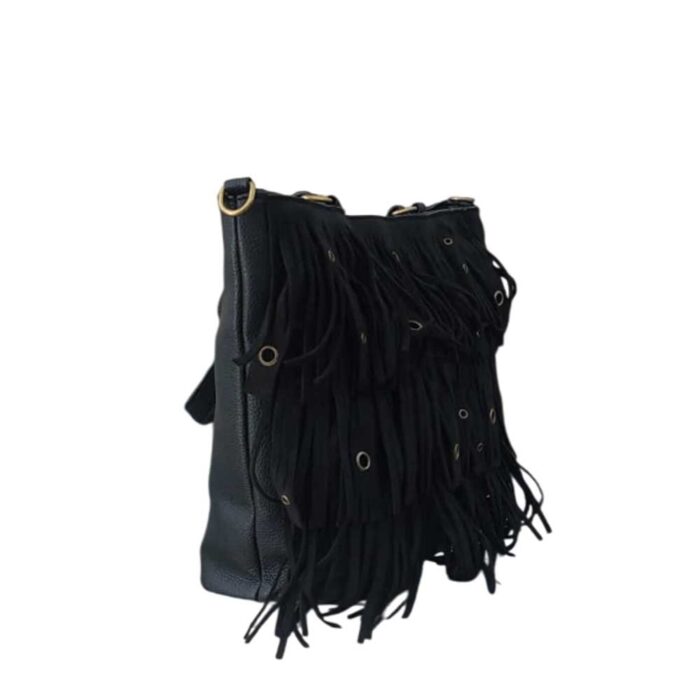 Bolso Boho Negro L - Imagen 2