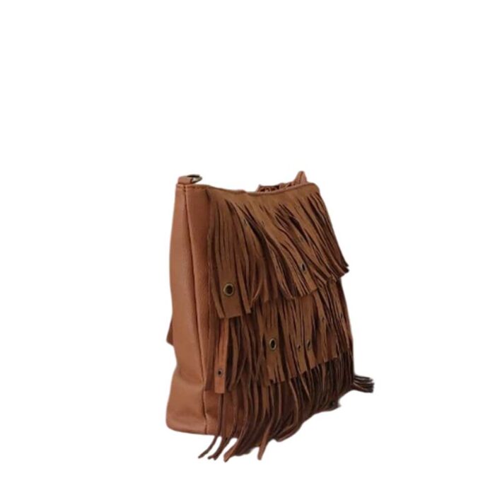 Bolso Boho Marrón L - Imagen 2