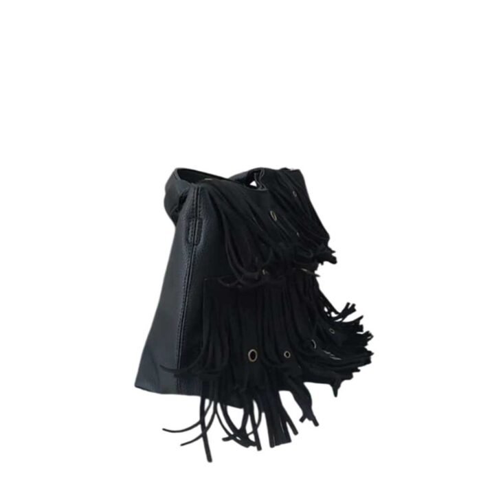 Bolso Boho Negro M - Imagen 2