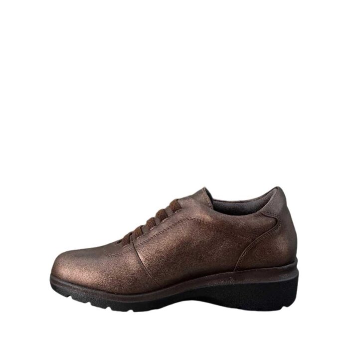 Zapato de Piel Begoña Bronce - Imagen 2