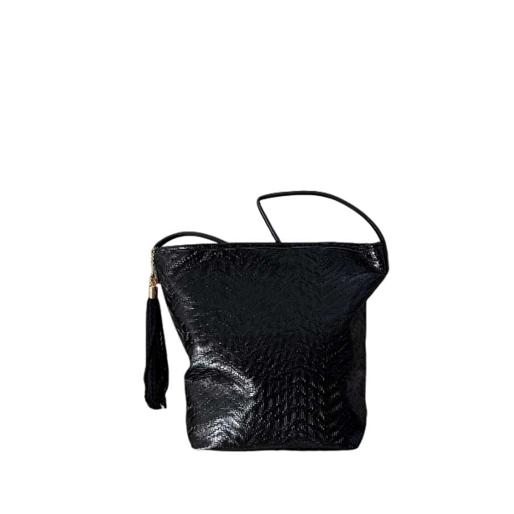 Bolso Saco de Espiga Negro