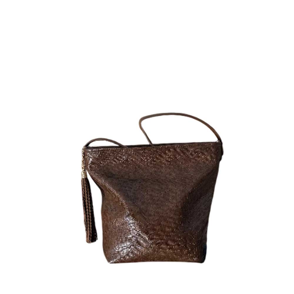 Bolso Saco de Espiga Marrón Chocolate