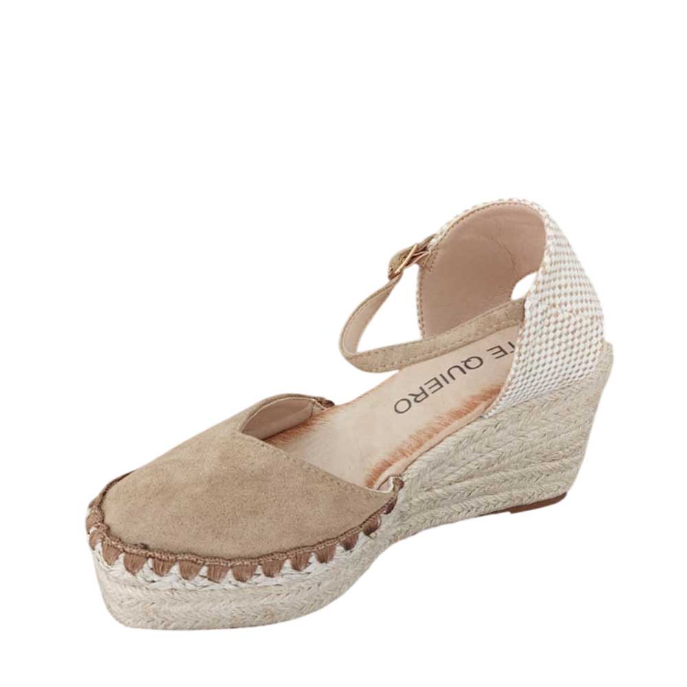 Esparteñas Cuñas Verónica Khaki