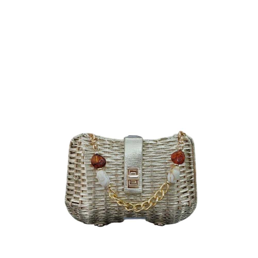 Bolso Coco Dorado