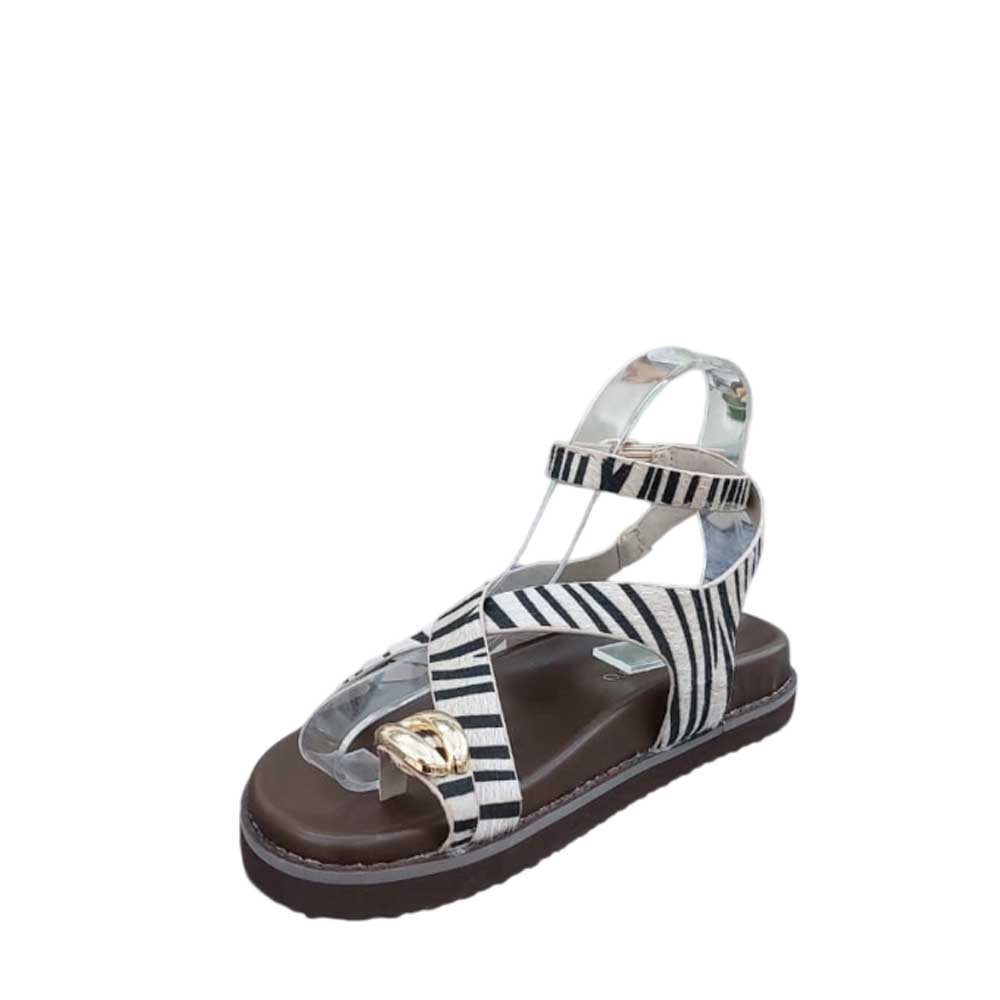 Sandalias Tiras Cebra