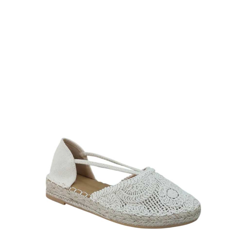 Espartos Crochet Beige