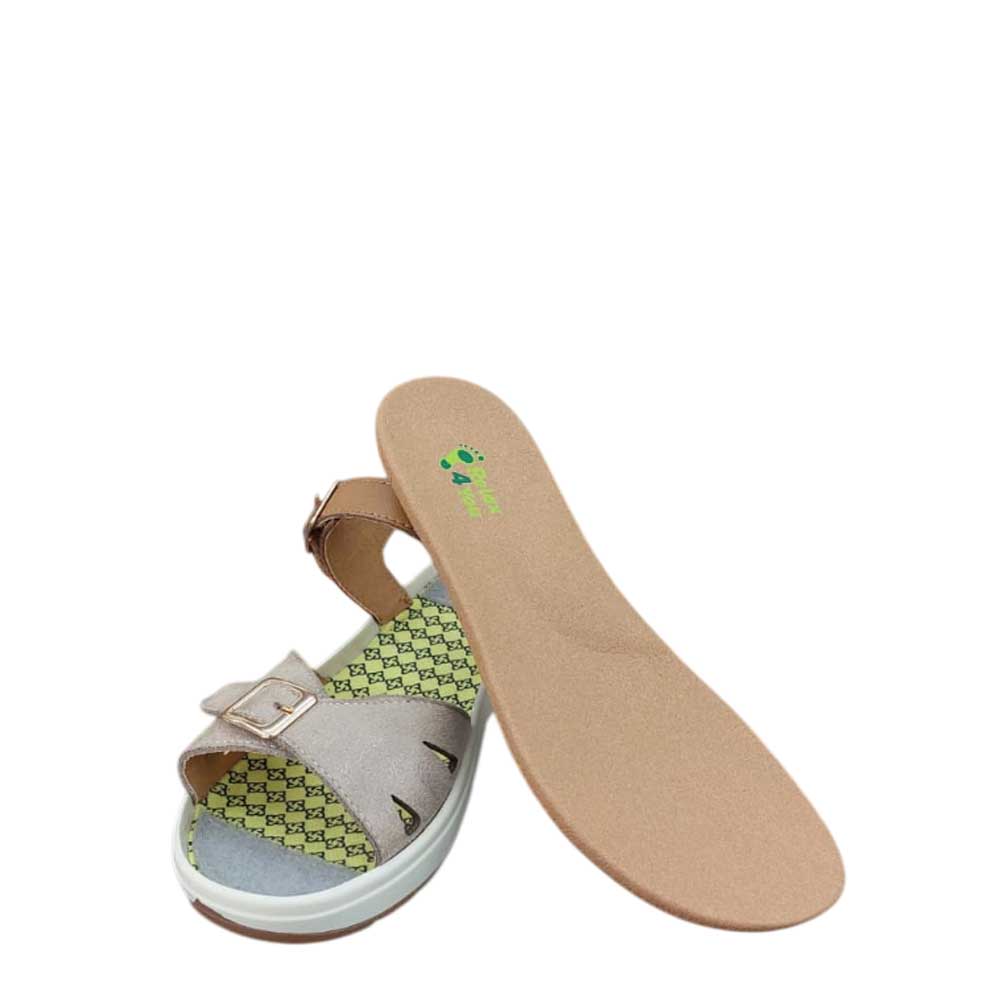 Sandalia de Piel Hebilla Cuero - Imagen 3