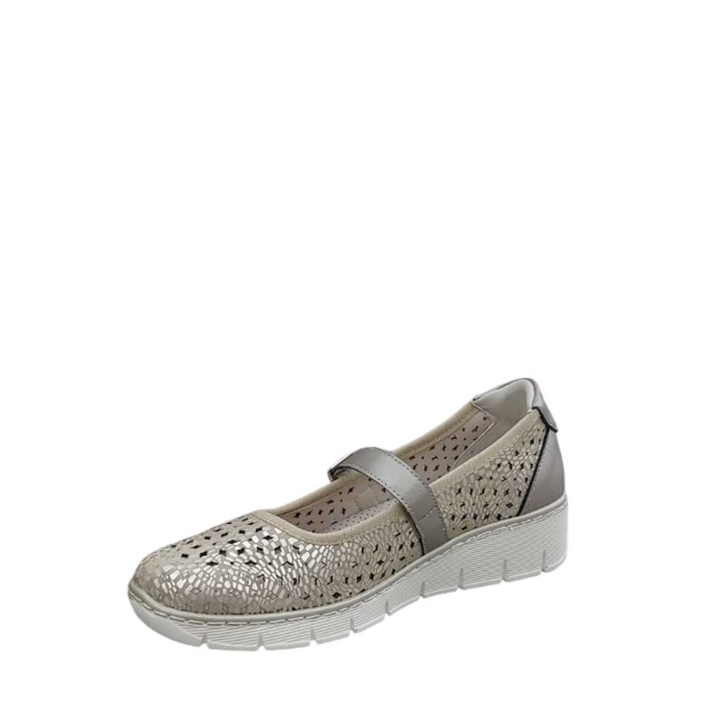 Mercedita Piel Metalizada Oro