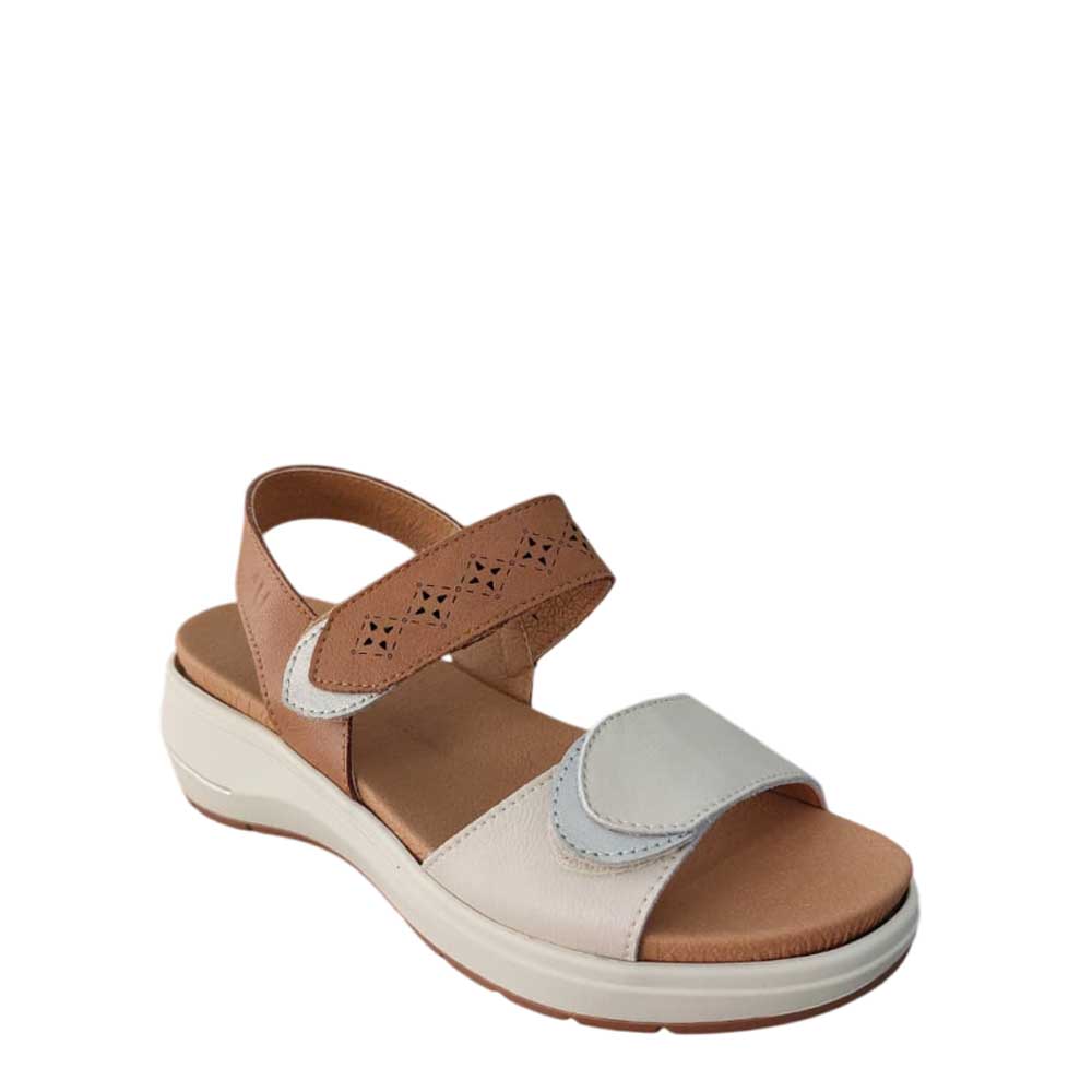 Sandalias de Piel Valencia Camel