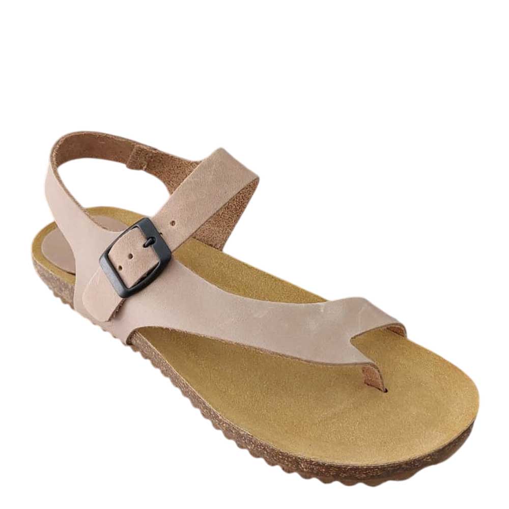 Sandalias de Piel Isabel Beige