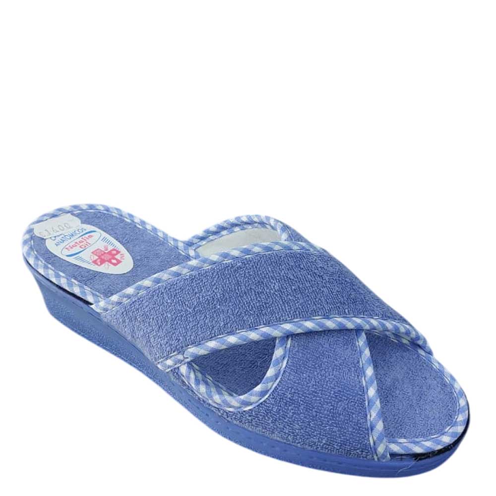 Zapatillas de Casa Vichy Celeste