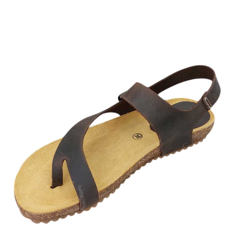 Sandalias de Piel Isabel Choco