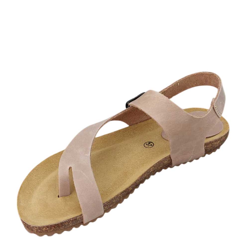 Sandalias de Piel Isabel Beige