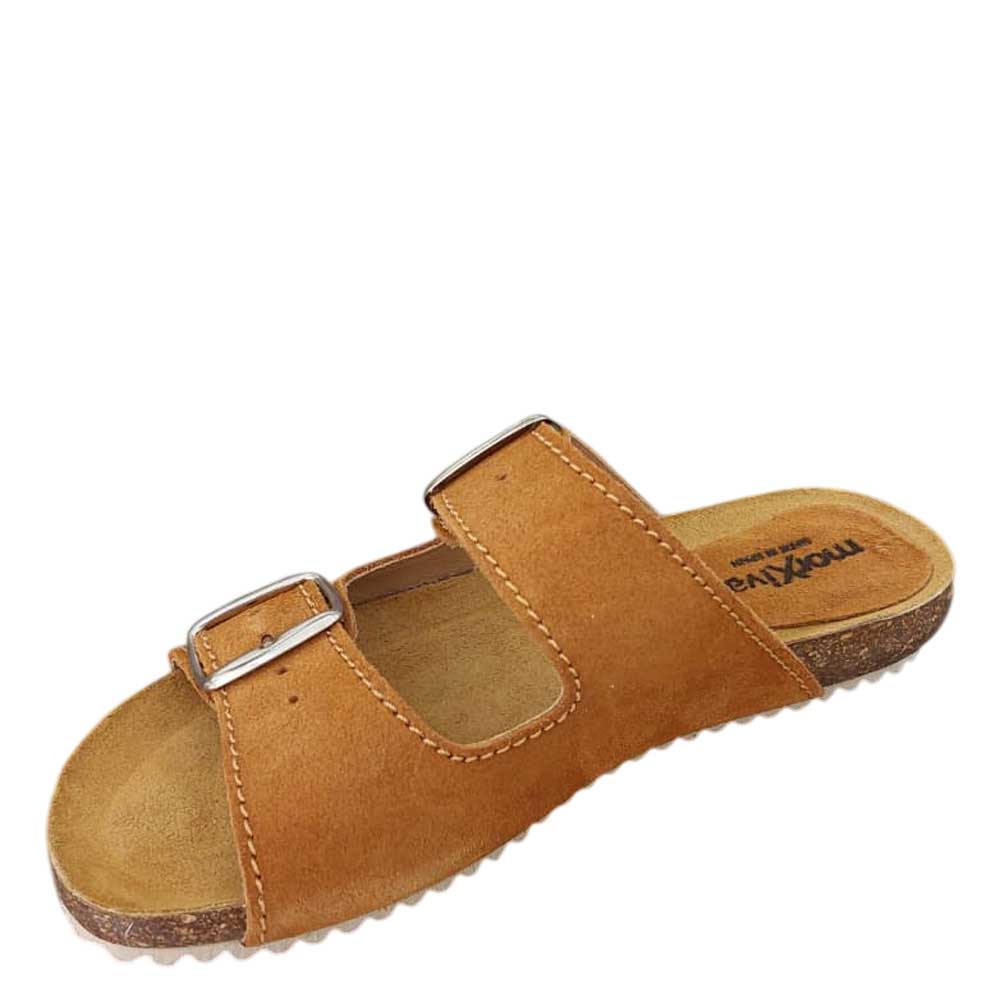 Sandalia de Piel Fer Camel
