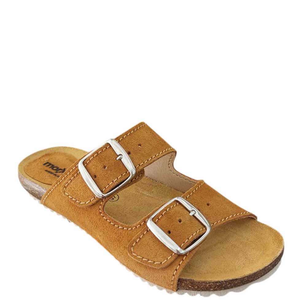 Sandalia de Piel Fer Camel