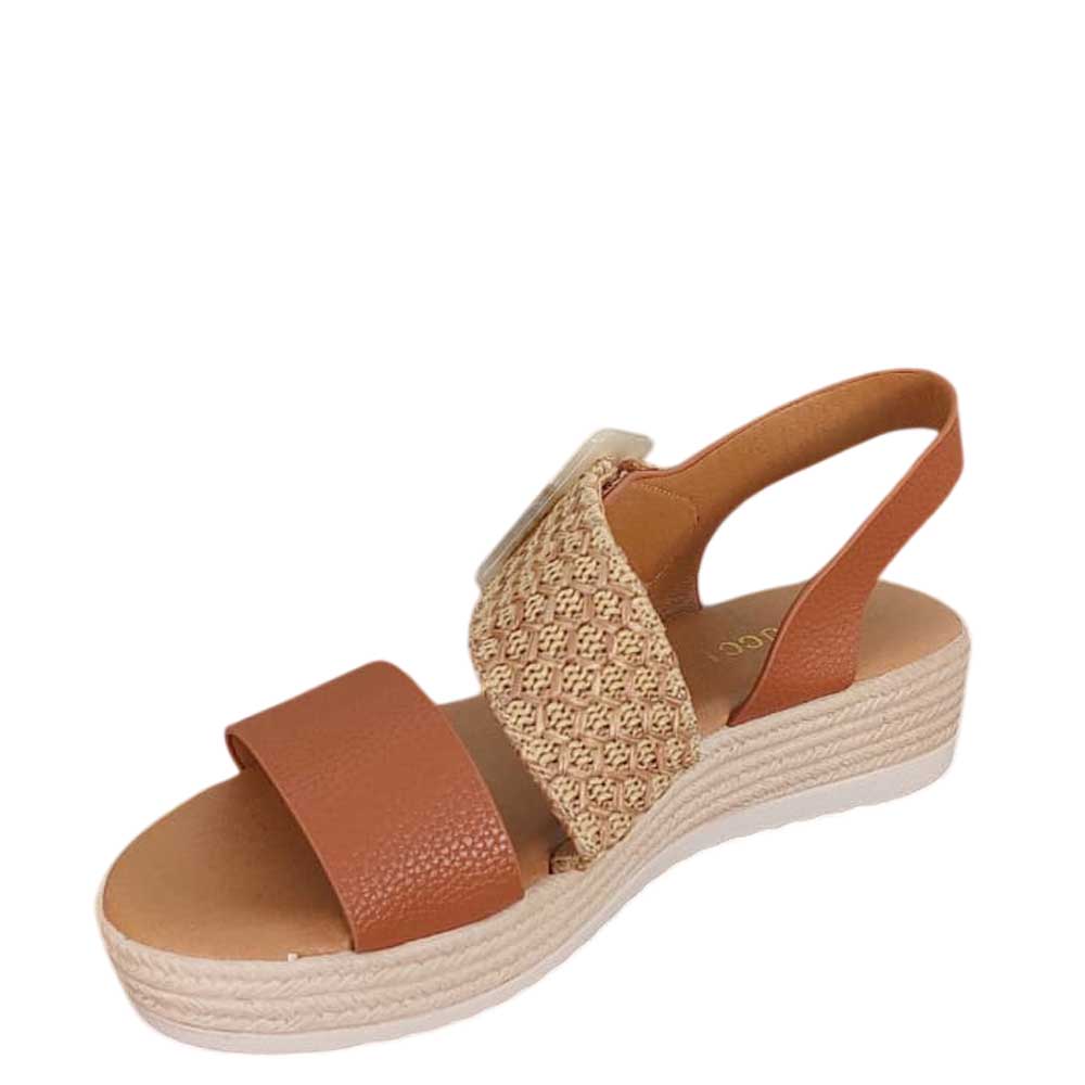 Sandalia Colmena Camel