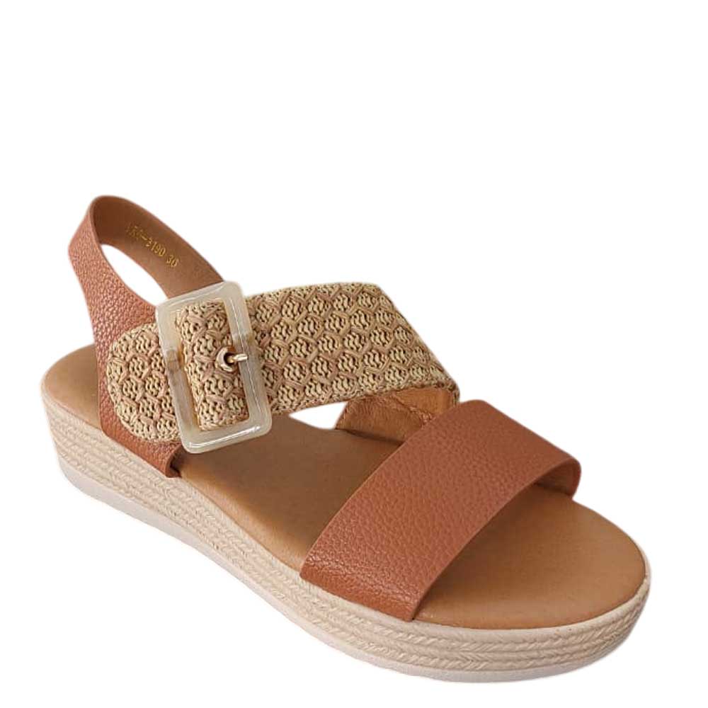Sandalia Colmena Camel