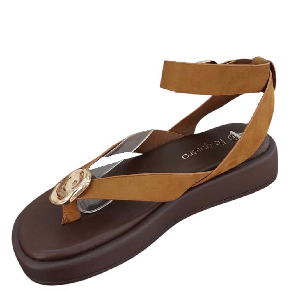 Sandalia Bea Camel