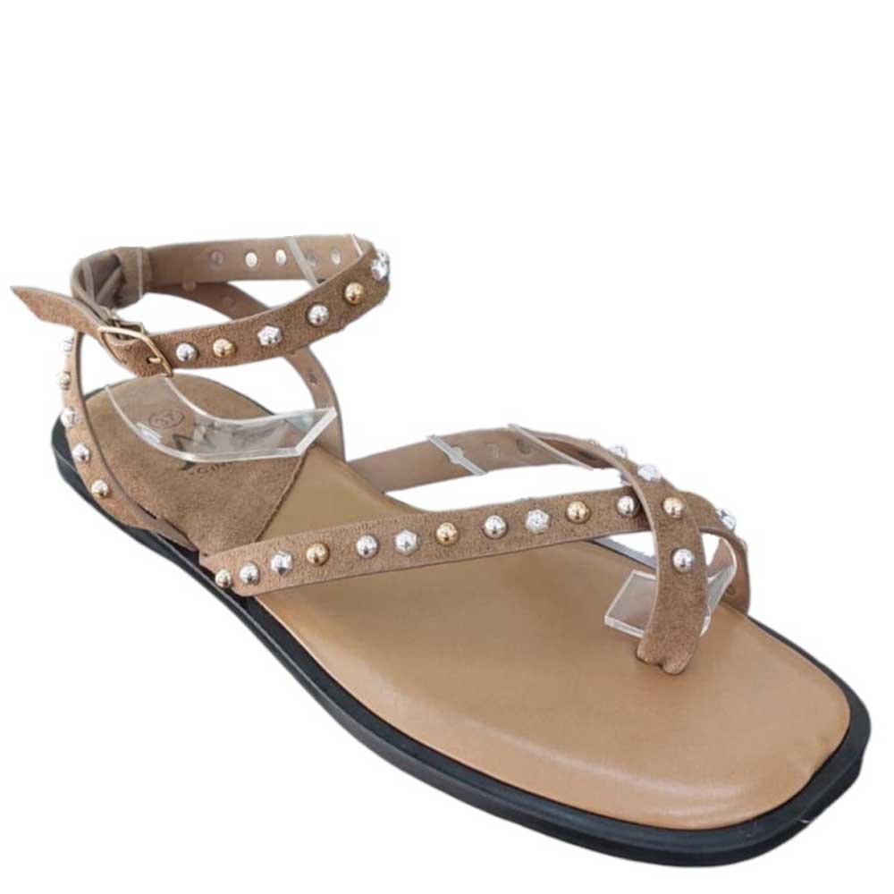 Sandalias de Tachuelas Khaki