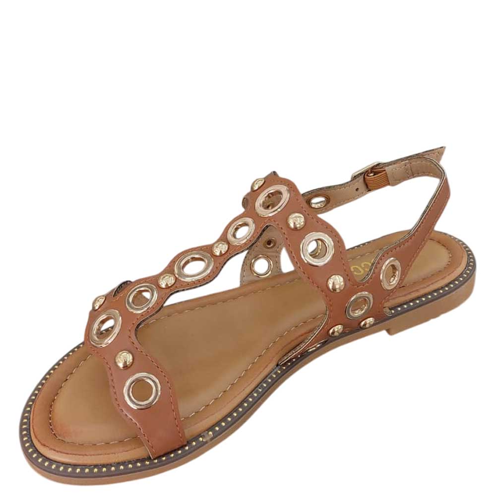 Sandalias Verónica Camel