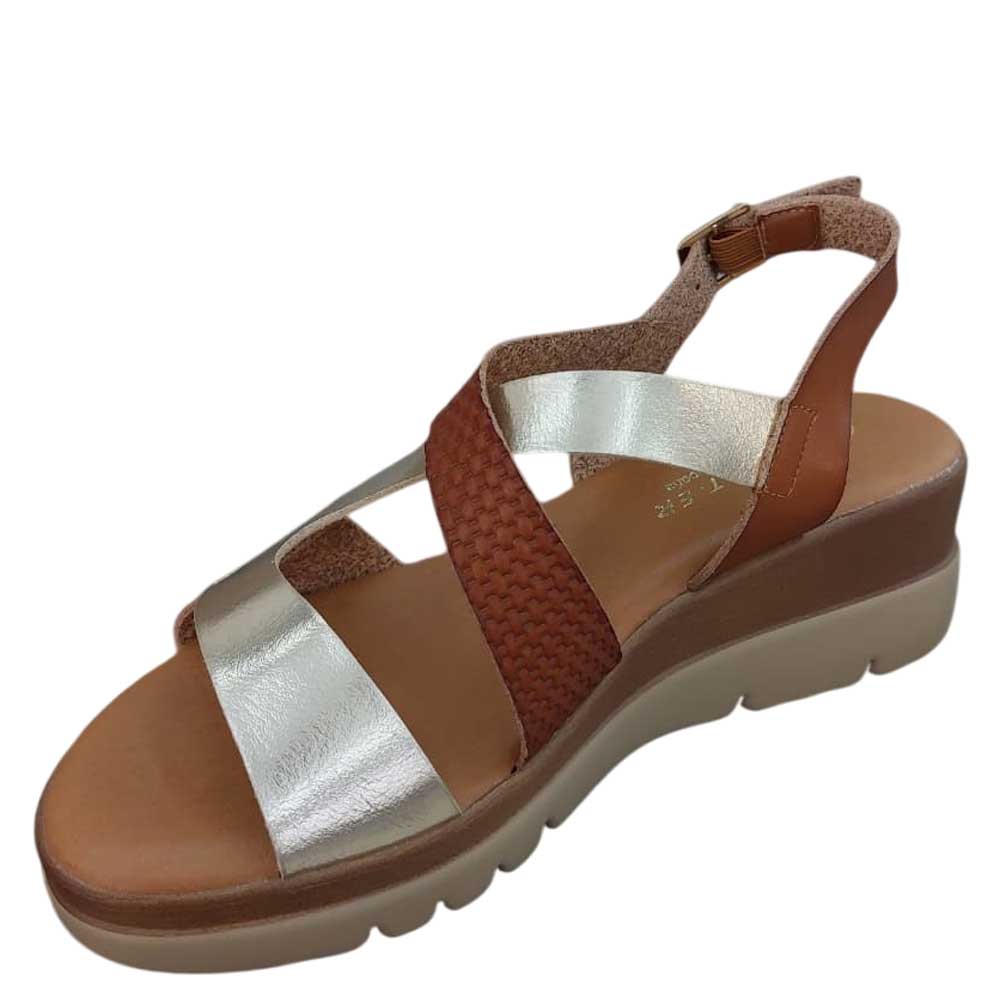 Sandalias Silvia Doradas
