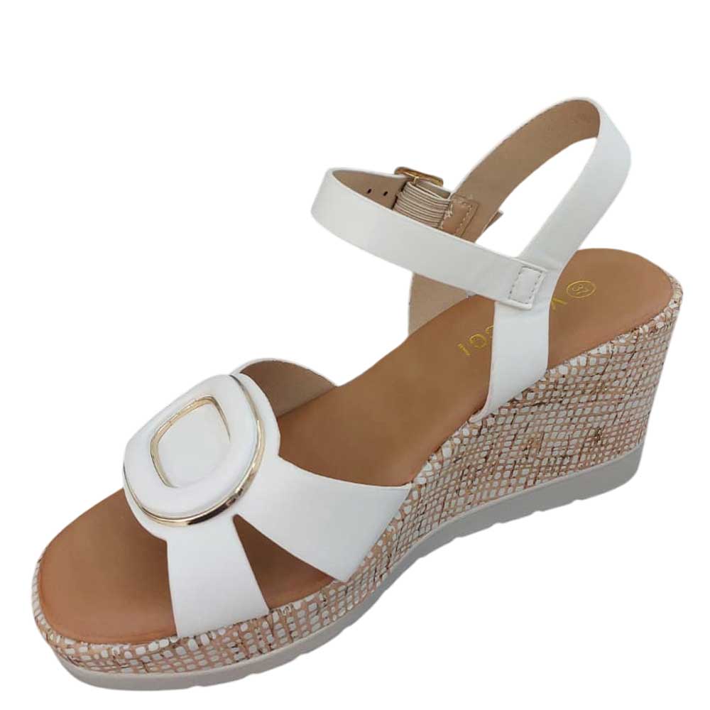 Sandalia Roma Beige