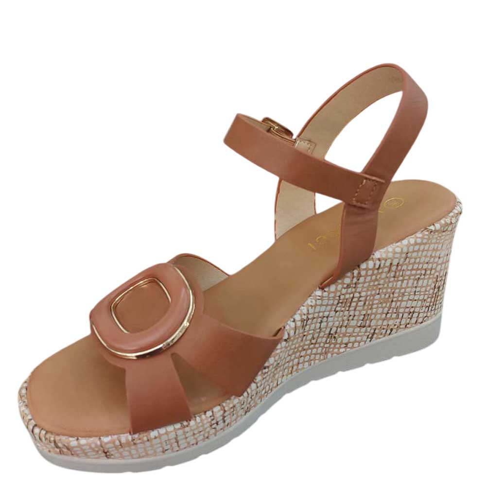 Sandalia Roma Camel