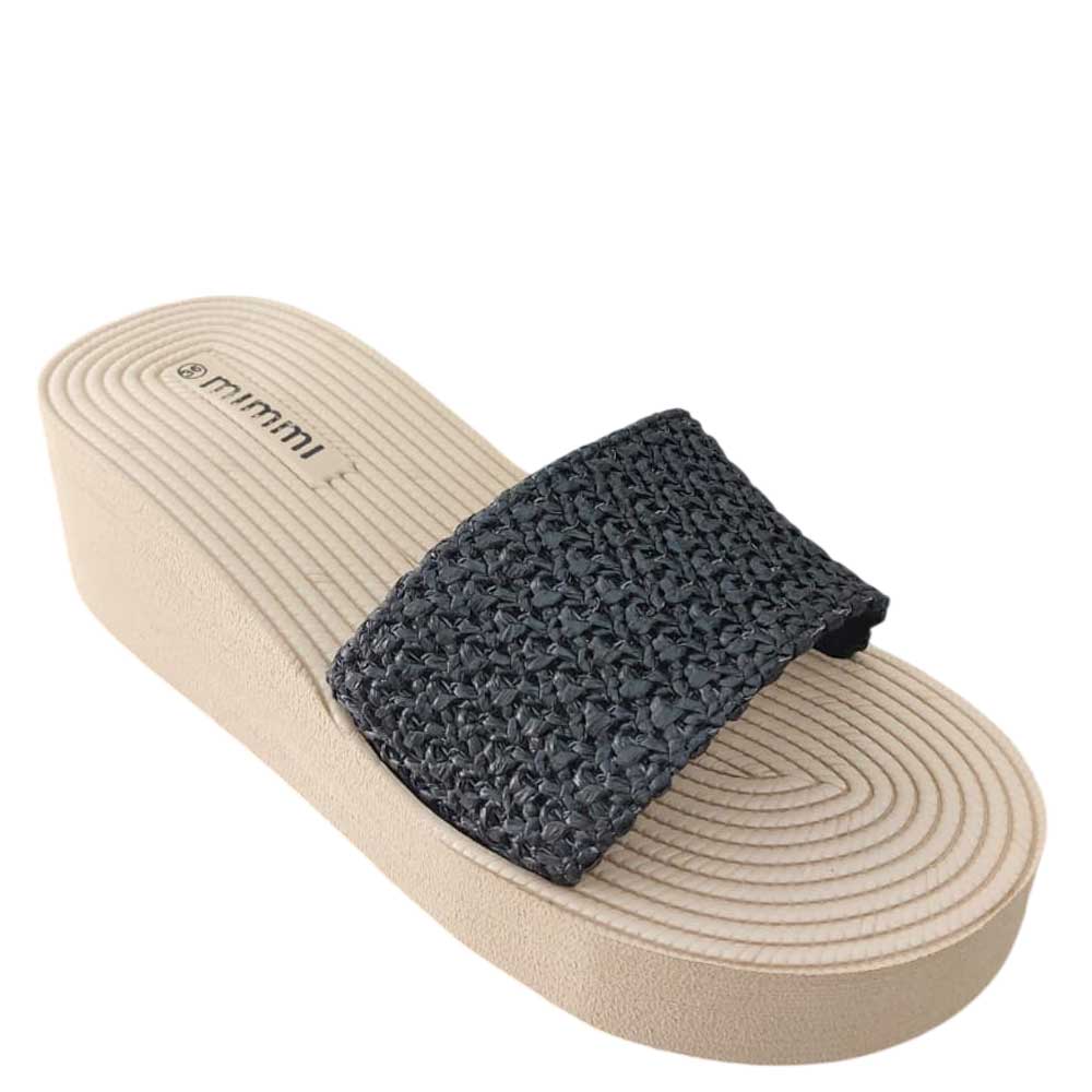 Chanclas Cuña Negras