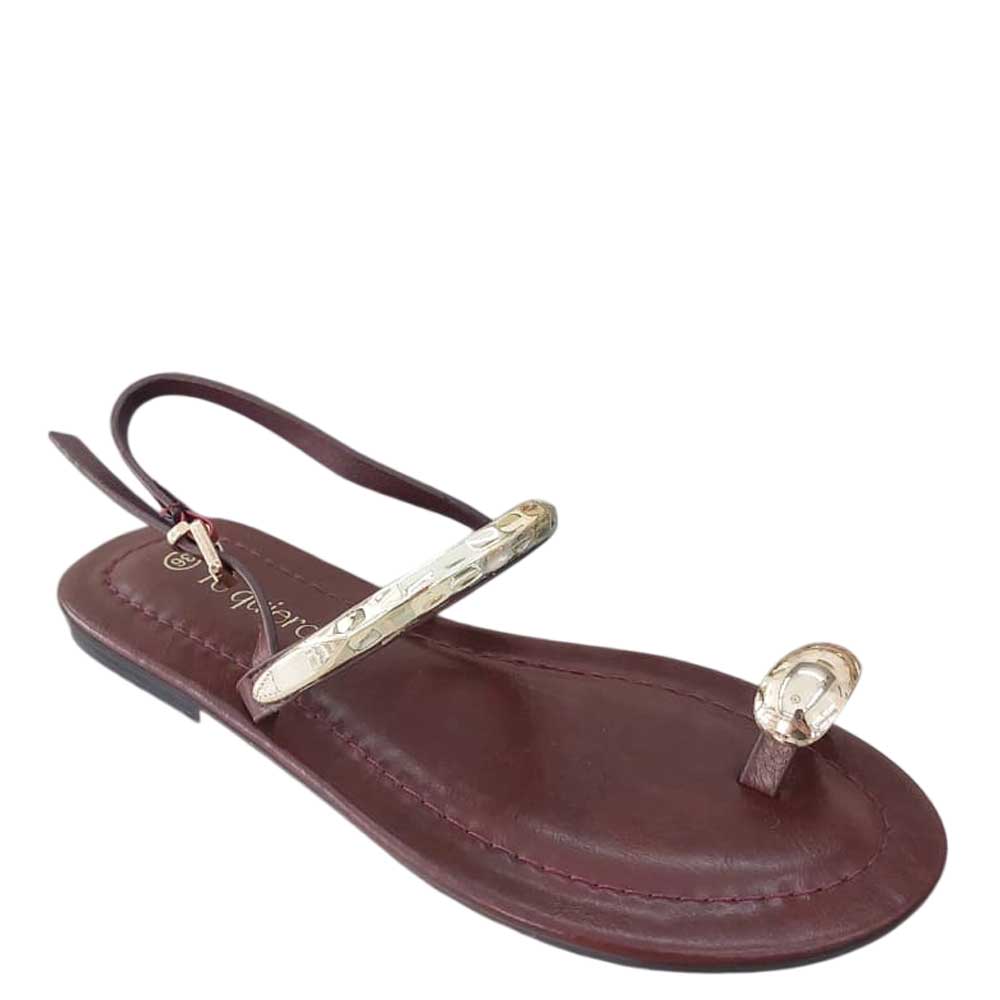 Sandalias Angola Burdeos
