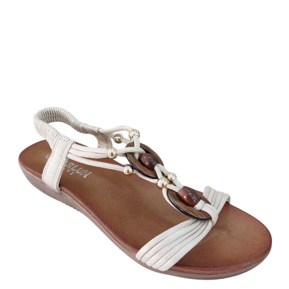 Sandalia Juani Beige