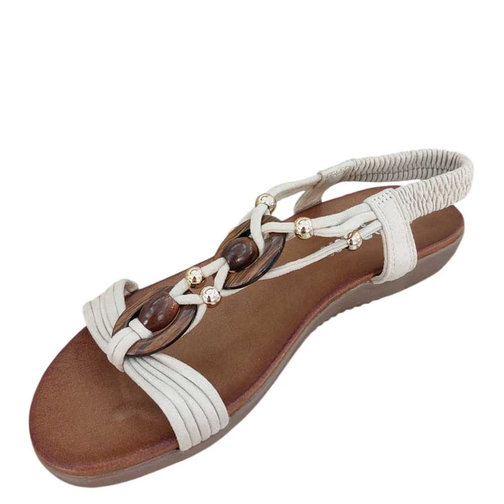 Sandalia Juani Beige