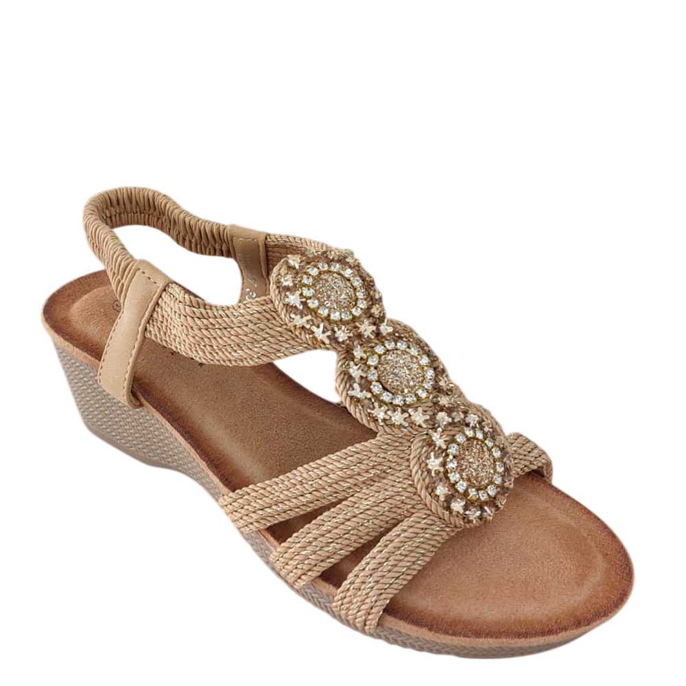 Sandalia Iris Camel