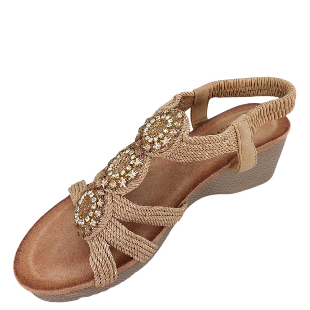 Sandalia Iris Camel
