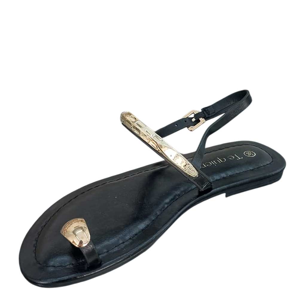 Sandalias Angola Negras