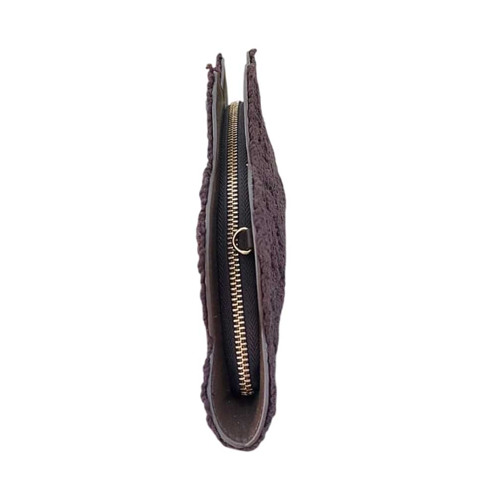 Bolso Crochet Abanico Choco