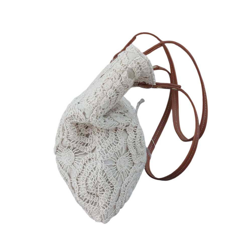 Bolso Crochet Loles Beige