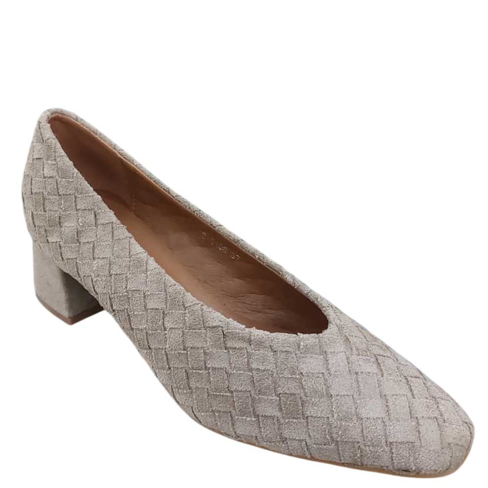Zapato Cuadro Beige