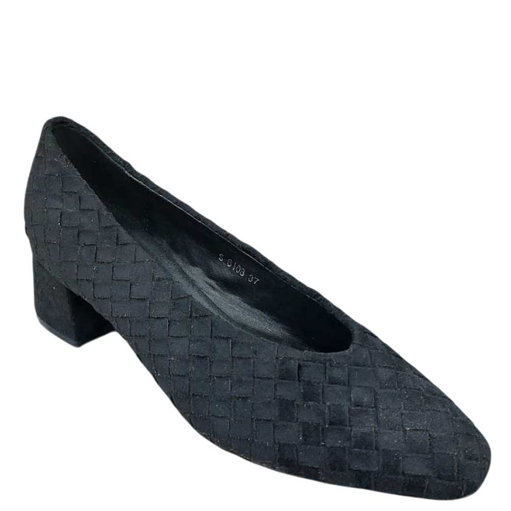 Zapato Cuadro Negro