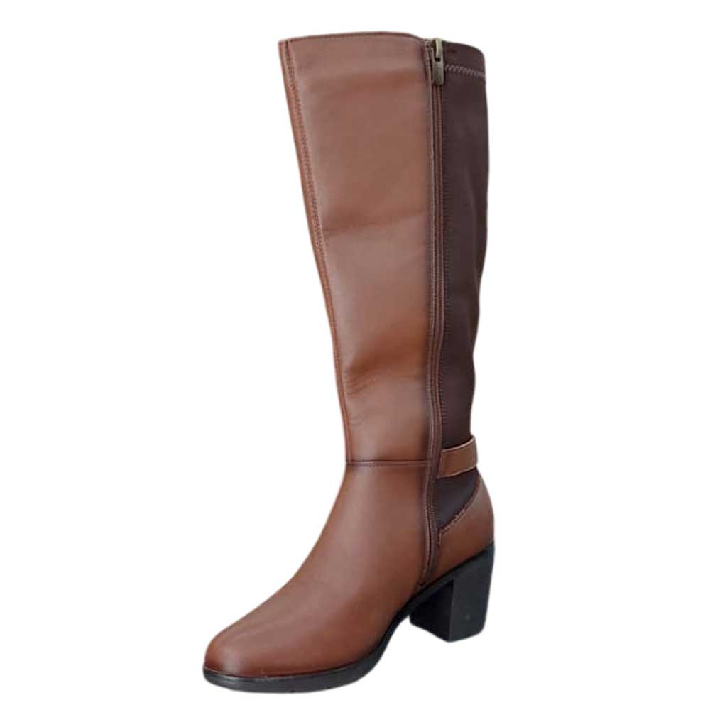 Bota de Piel Lira Camel