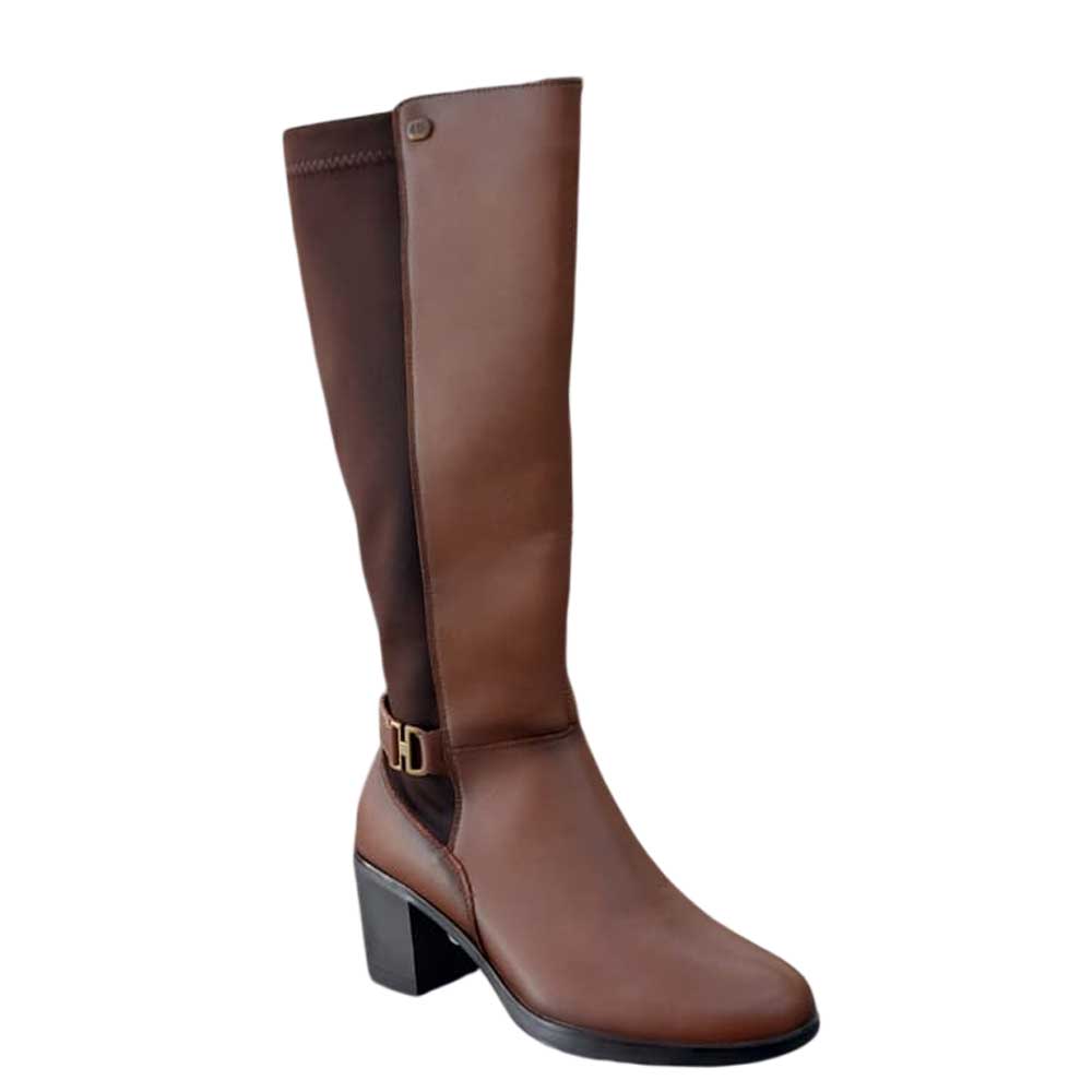 Bota de Piel Lira Camel